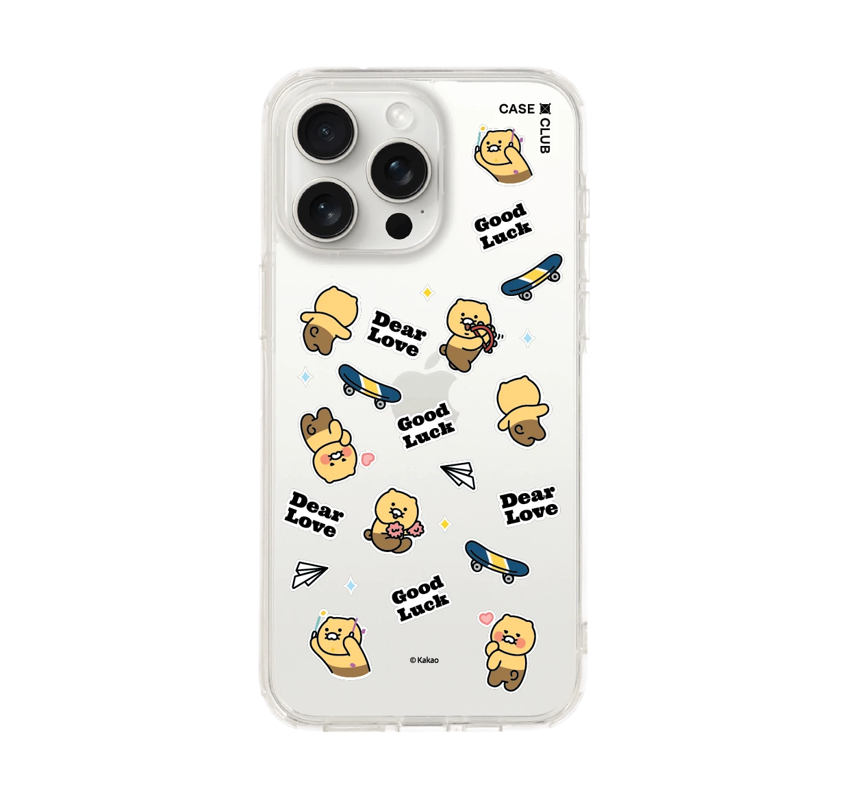 เคสใส iphone 15 pro max kakao quote choonsik sticker